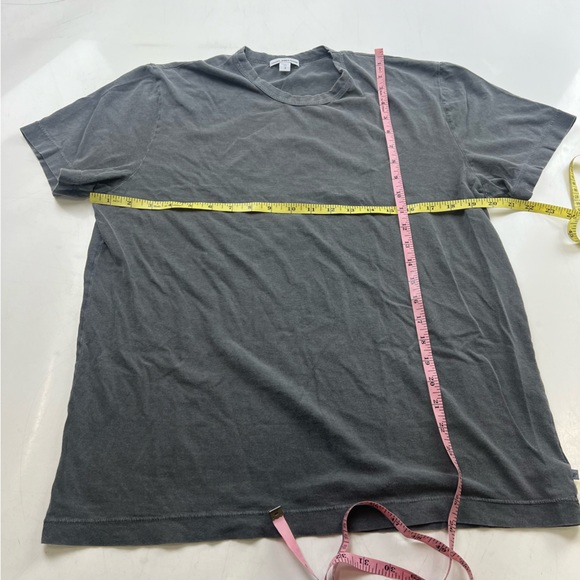 James perse women’s cotton gray shirt 3 L58-28 - Picture 5 of 6